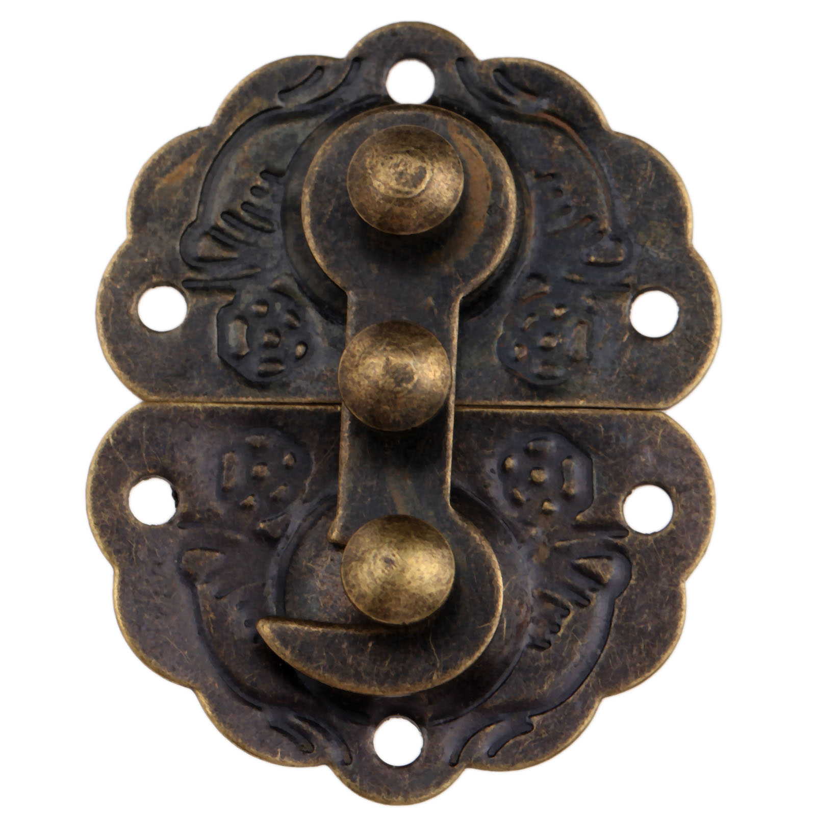 Furniture Hardware Bolts - 1pc Antique Bronze Box Latch Hasp