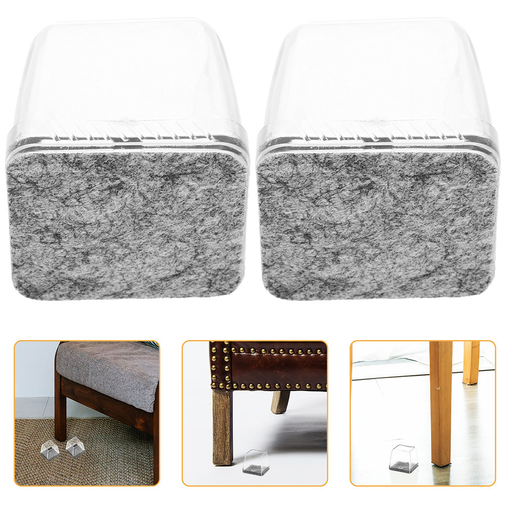 Furniture Foot Pad - 4Pcs Furniture Leg Caps Silicone Chair