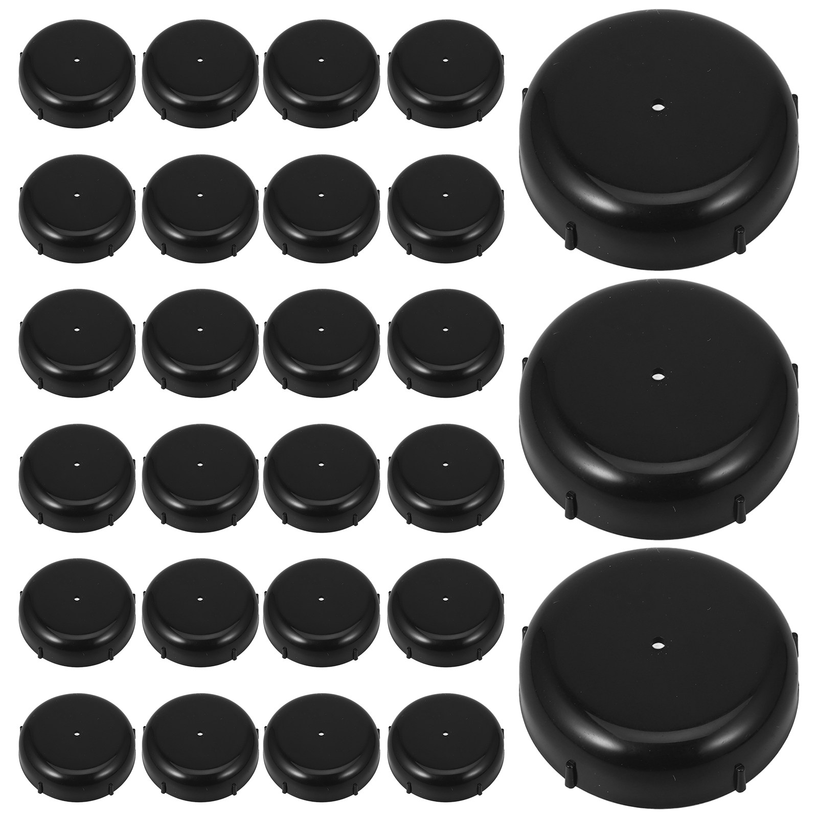 Furniture Foot Pad - 24Pcs Furniture Caster Coaster Cups Plastic