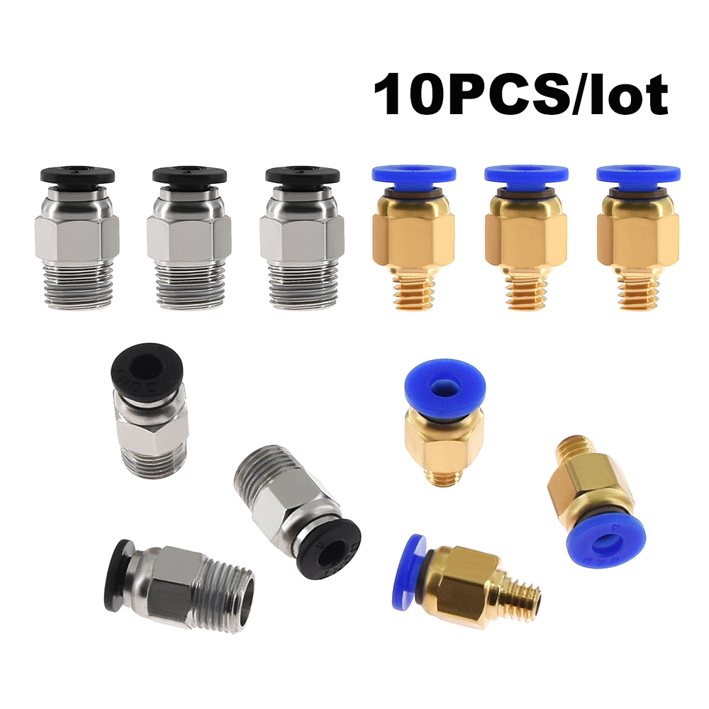 Creality Printer K1 - 10Pcs Pneumatic Fitting PC4 M6 PC4-01