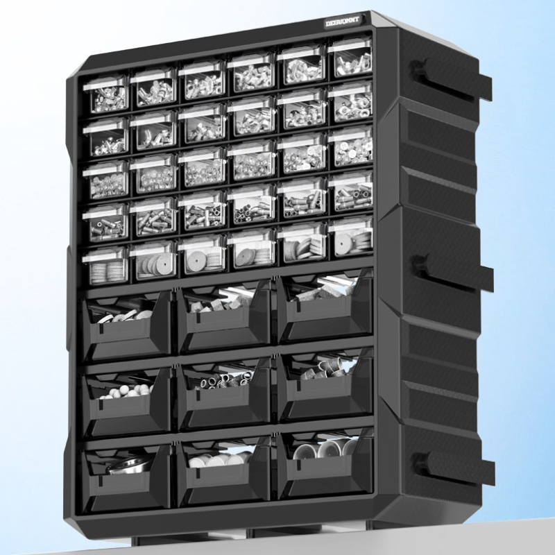 Furniture And Hardware Supplies - Stackable Combination Parts Organizer with Drawers,