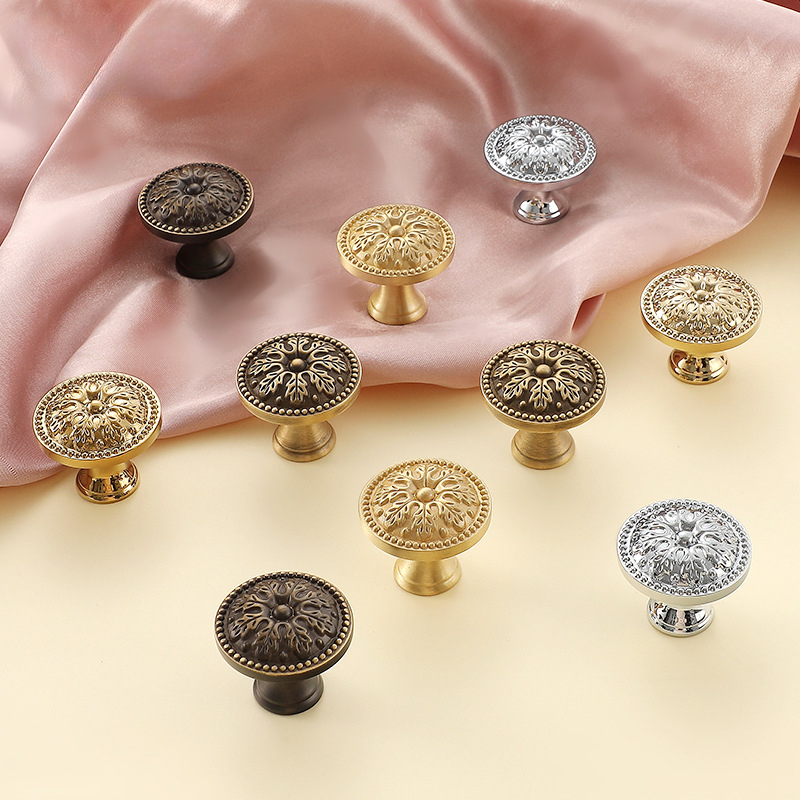 1pcs Satin Brass Cabinet Door  - Furniture Hardware Drawer Pulls 评论和价格