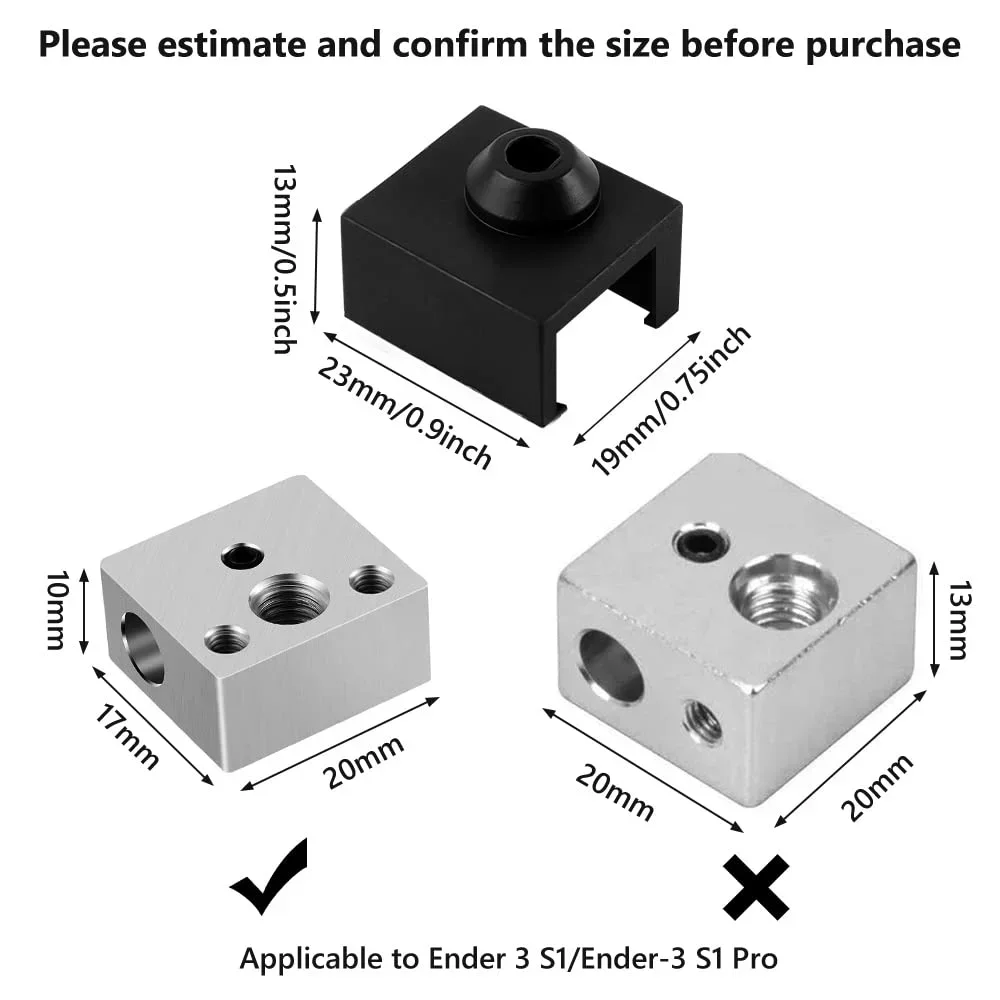 5-30pcs 3D Printer Hotend Sili - Creality Printer K1 评论和价格
