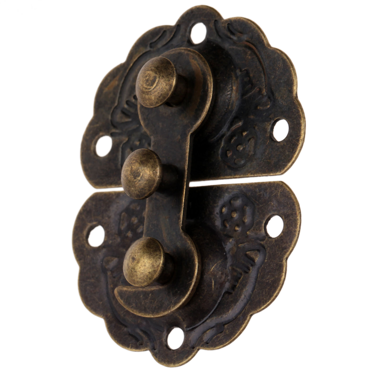 1pc Antique Bronze Box Latch H - Furniture Hardware Bolts 评论和价格