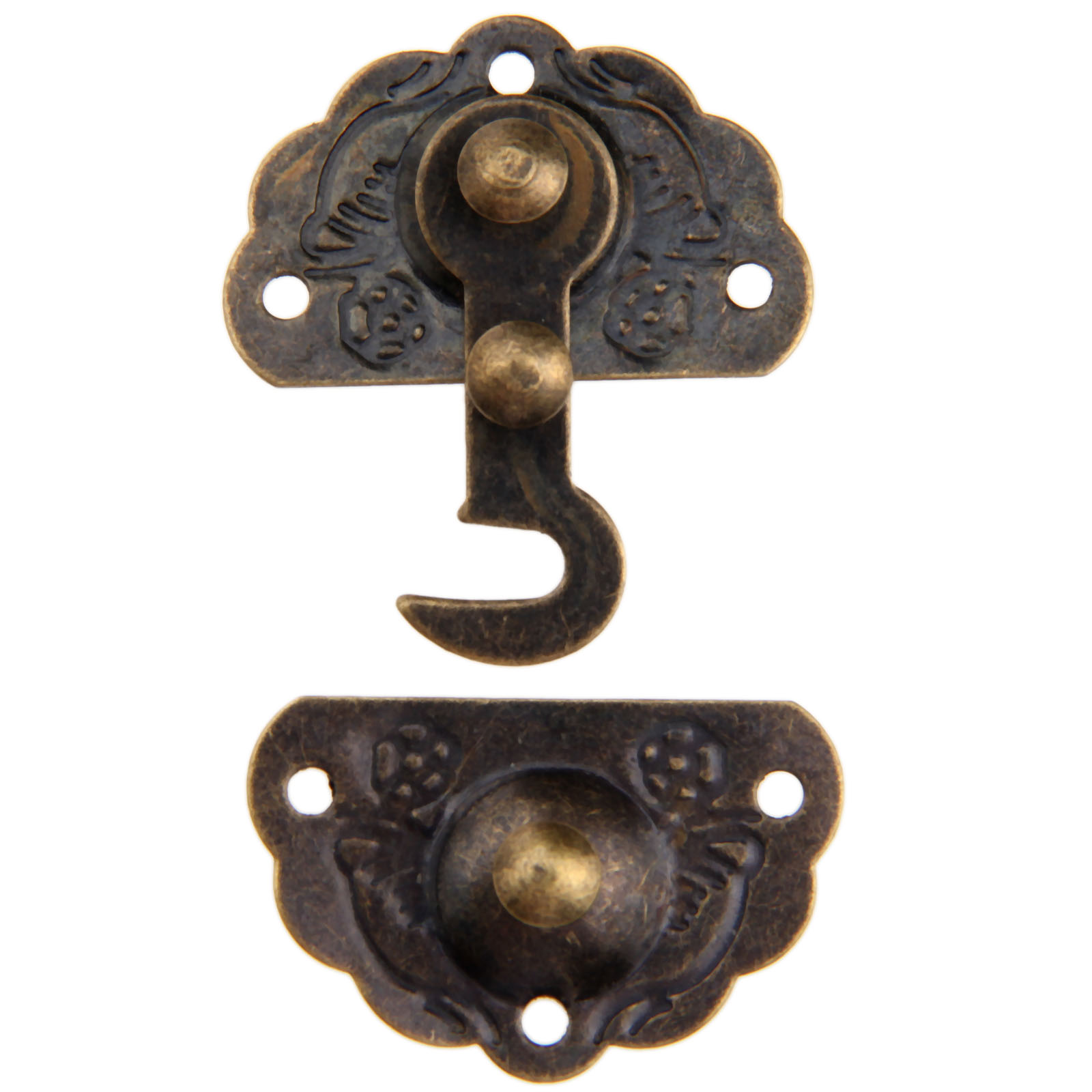 1pc Antique Bronze Box Latch H - Furniture Hardware Bolts 评论和价格