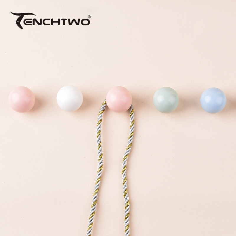Round Ceramic Hook Clothes Han - Universal Furniture Hardware 评论和价格
