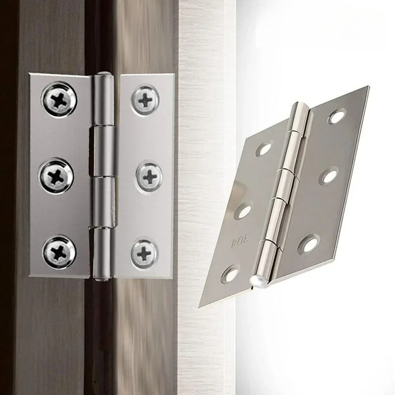 10Pcs Stainless Steel Flat Hin - Furniture And Hardware Supplies 评论和价格