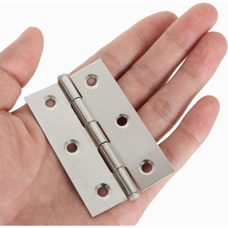 10Pcs Stainless Steel Flat Hin - Furniture And Hardware Supplies 评论和价格