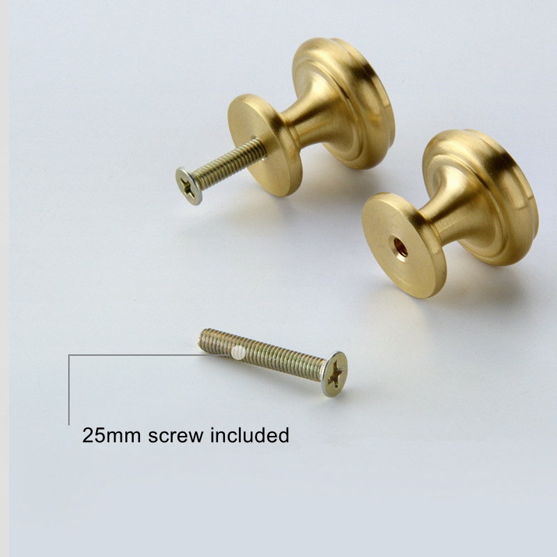 Brass Knobs Cabinet Handles Ki - Furniture Hardware Drawer Pulls 评论和价格