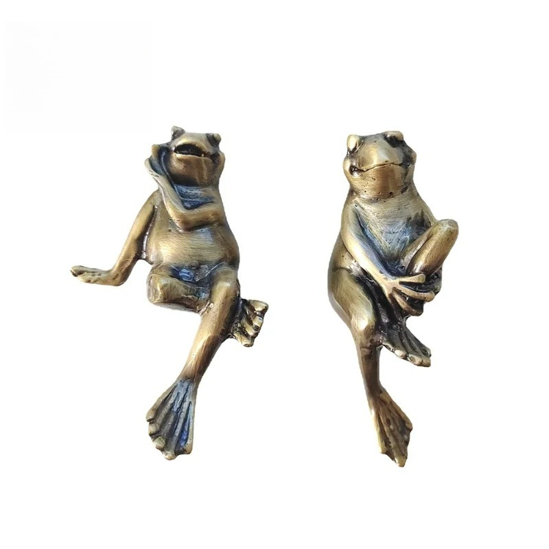 Frog Brass Cabinet Door Knobs  - Unique Furniture Hardware Pulls 评论和价格
