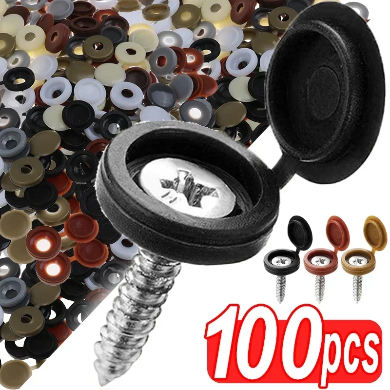 Hinged Plastic Screw Cap Cover - Furniture Hardware Bolts 评论和价格