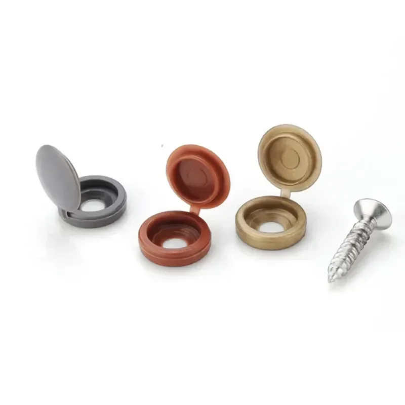 Hinged Plastic Screw Cap Cover - Furniture Hardware Bolts 评论和价格