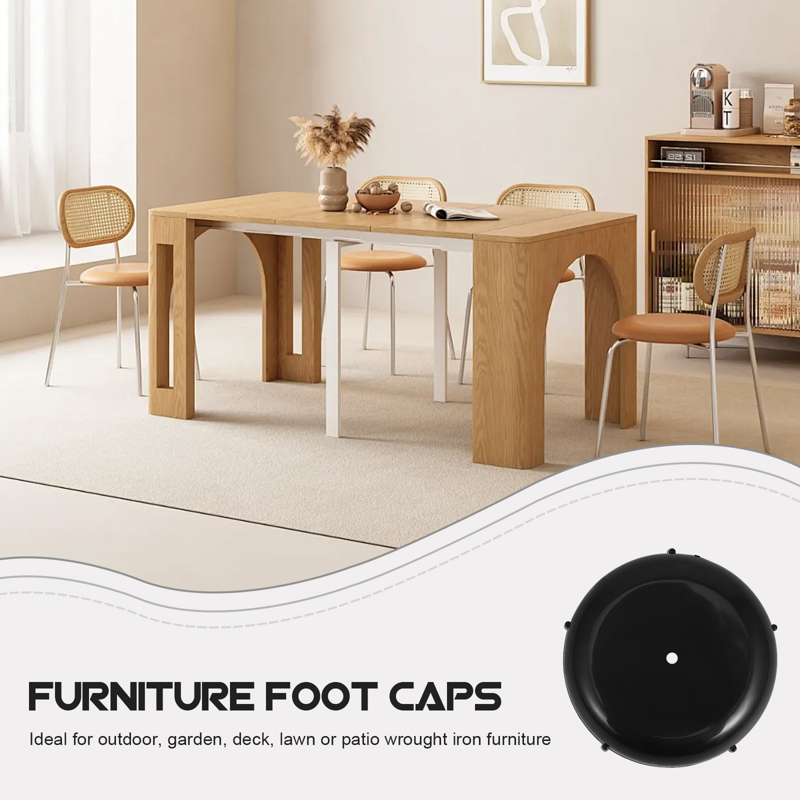 24Pcs Furniture Caster Coaster - Furniture Foot Pad 评论和价格
