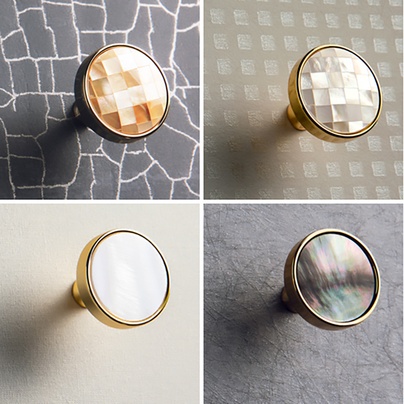 Unique Natural Shell Knob Draw - Unique Furniture Hardware Pulls 评论和价格