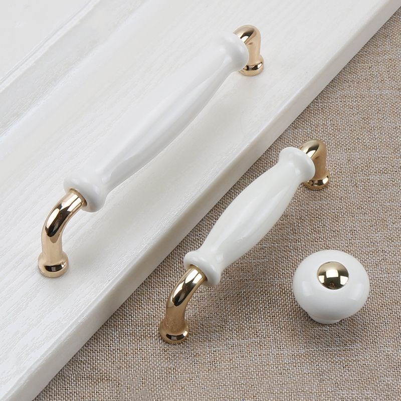 Ceramic Door Handles Modern Fu - Furniture Hardware Drawer Pulls 评论和价格