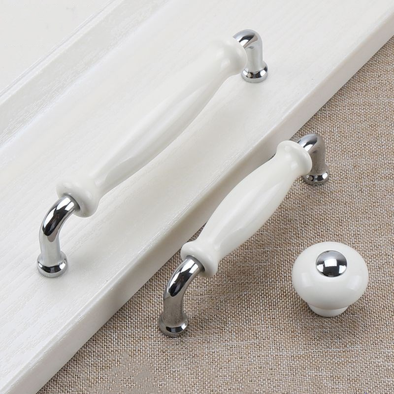 Ceramic Door Handles Modern Fu - Furniture Hardware Drawer Pulls 评论和价格