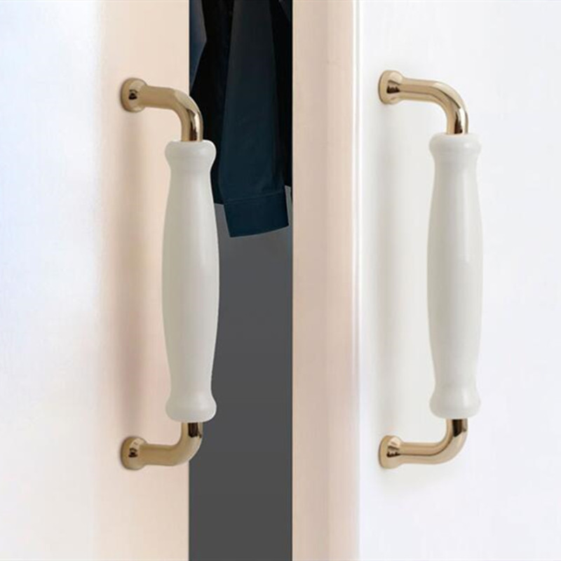 Ceramic Door Handles Modern Fu - Furniture Hardware Drawer Pulls 评论和价格