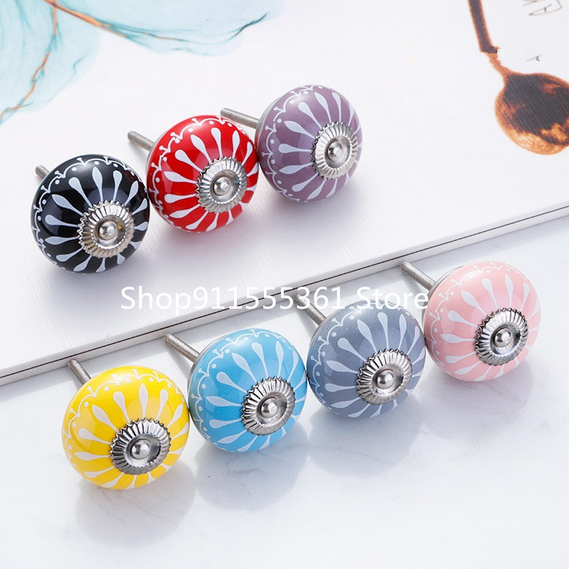 Ceramic Knob / Dresser Knobs W - Unique Furniture Hardware Pulls 评论和价格
