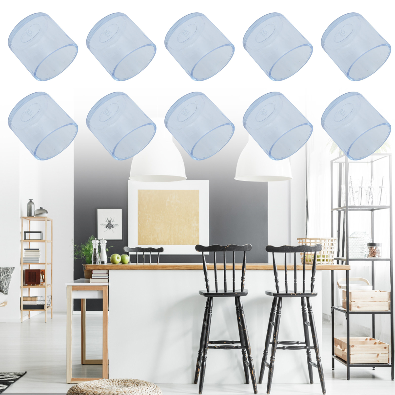 20Pcs Chair Leg Floor Protecto - Furniture Foot Pad 评论和价格
