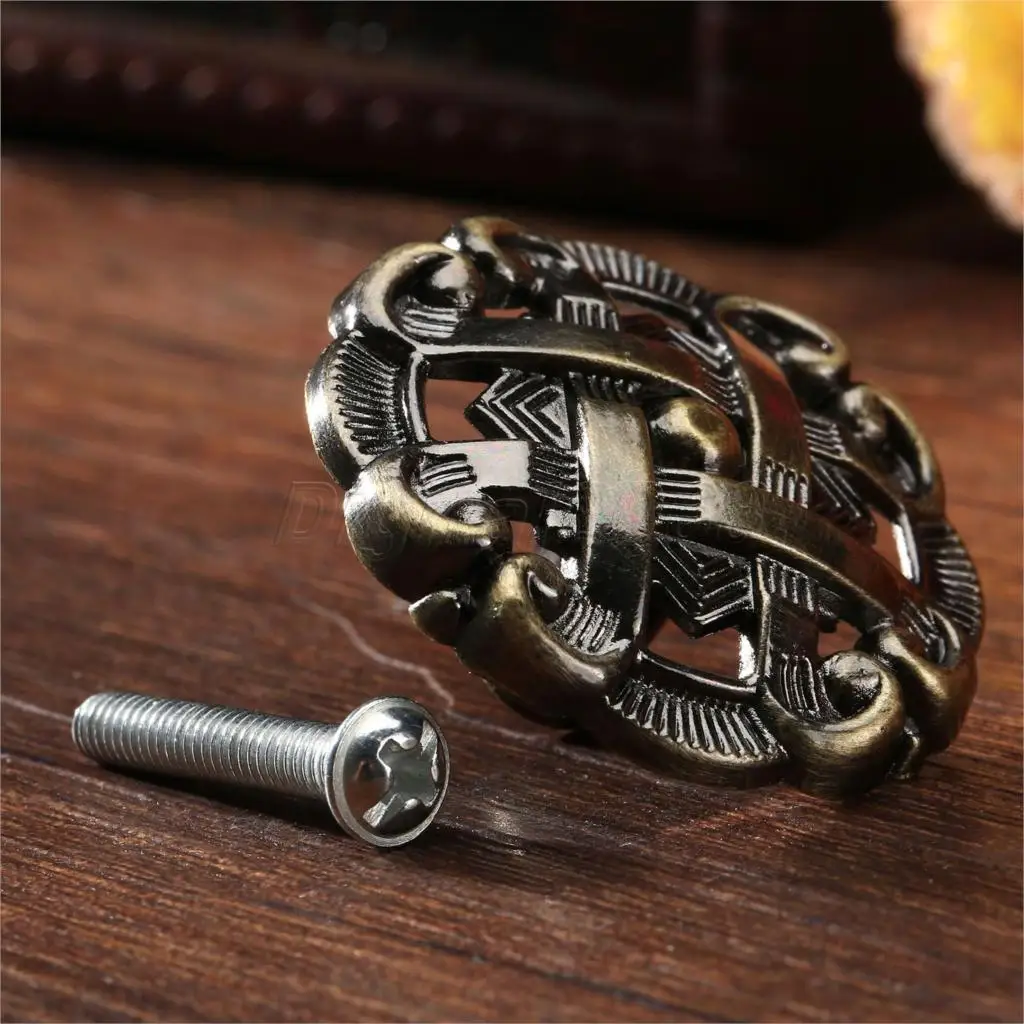 bowarepro Hollow Retro Zinc Al - Furniture Hardware Drawer Pulls 评论和价格