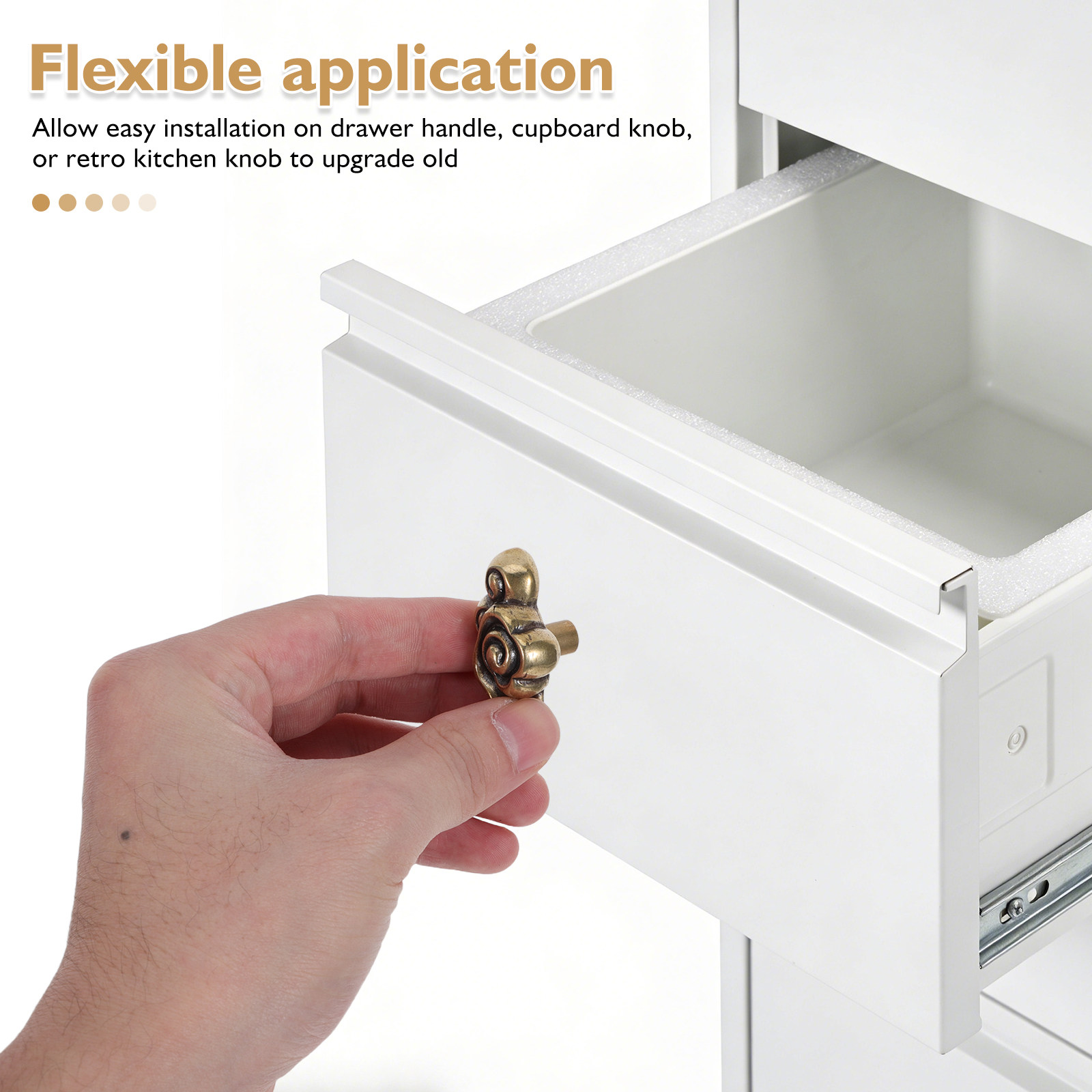 Decorative Cloud Drawer Knob V - Furniture Hardware Drawer Pulls 评论和价格