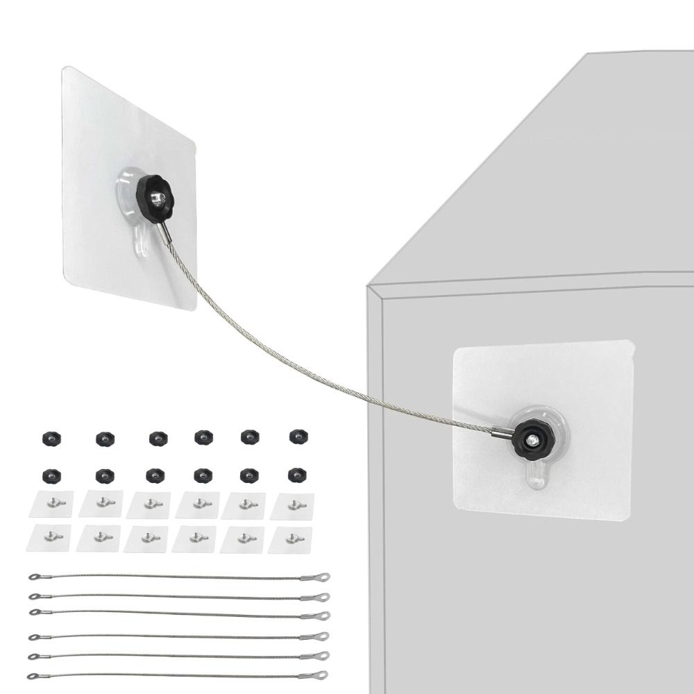 6PACK Anti Tip Furniture Strap - Furniture Hardware Bolts 评论和价格