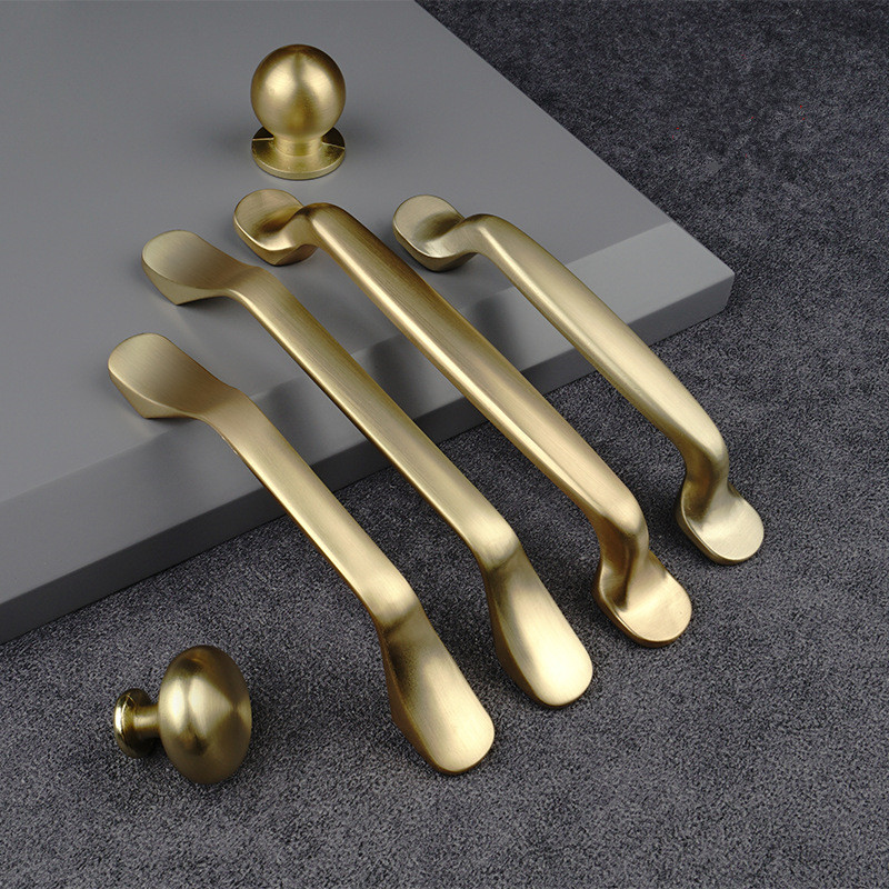 Gold Furniture Handles Aluminu - Furniture Hardware Drawer Pulls 评论和价格