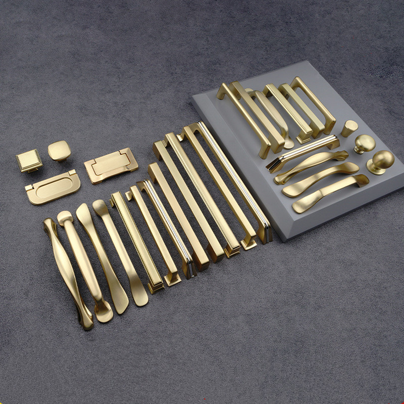 Gold Furniture Handles Aluminu - Furniture Hardware Drawer Pulls 评论和价格
