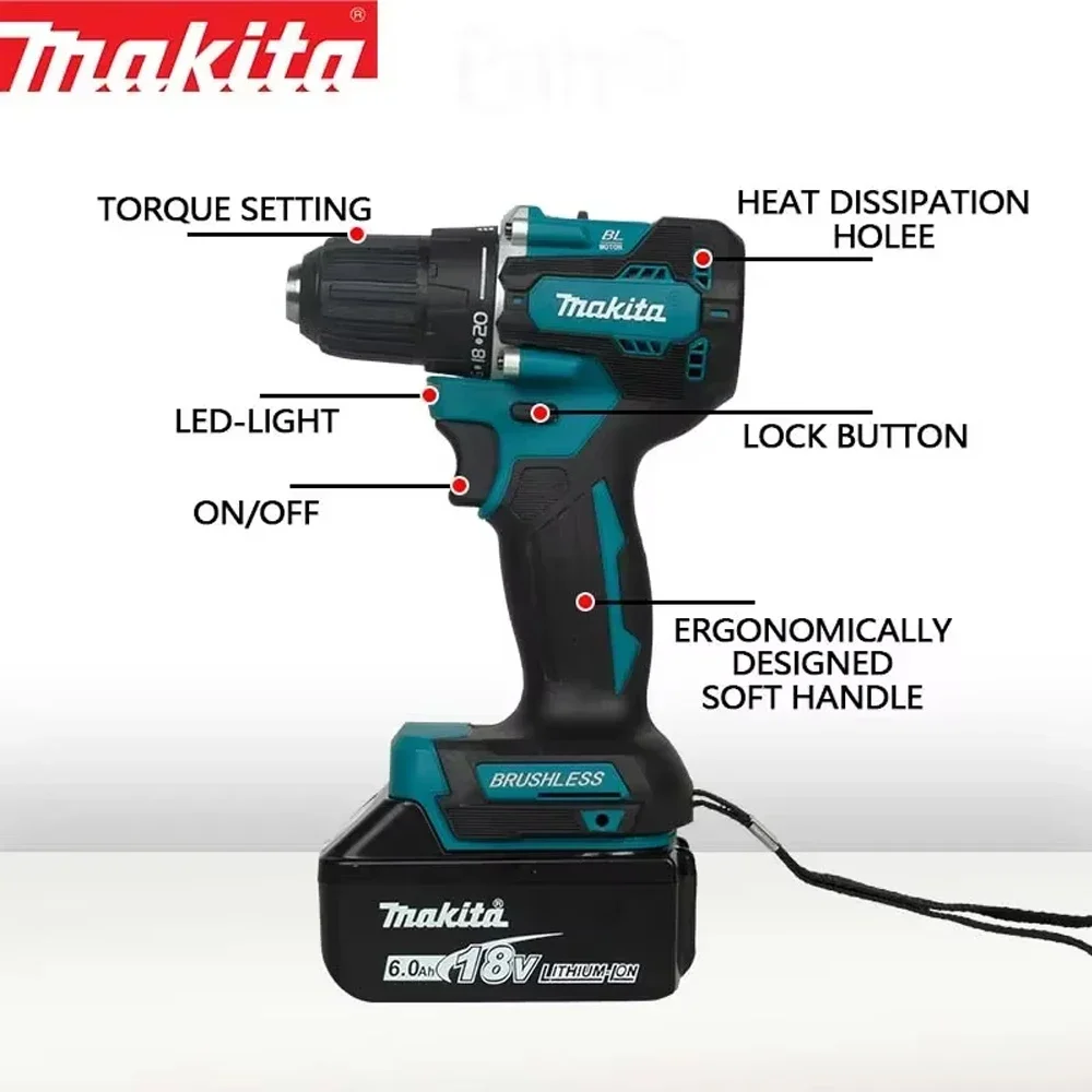 Makita 18V Li-ion Battery New  - Makita Drill Ddf484 评论和价格