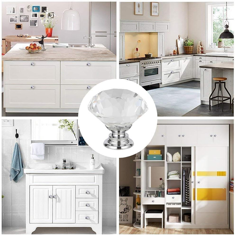 6Pcs Cabinet Knob with Screws  - Furniture Hardware Bolts 评论和价格
