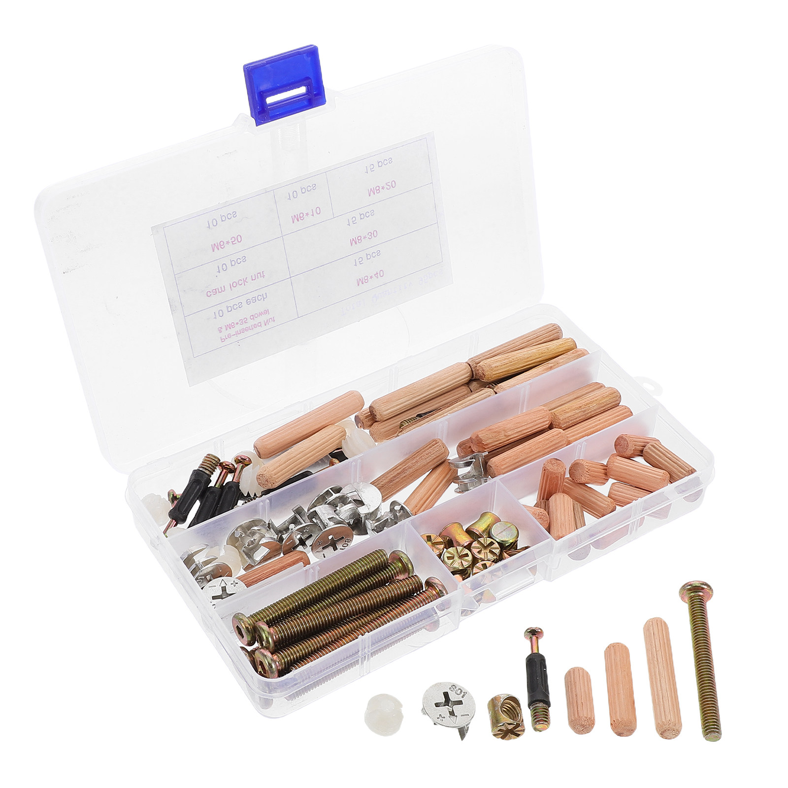 95Pcs Bunk Bed Hardware Kit Fu - Furniture Hardware Bolts 评论和价格