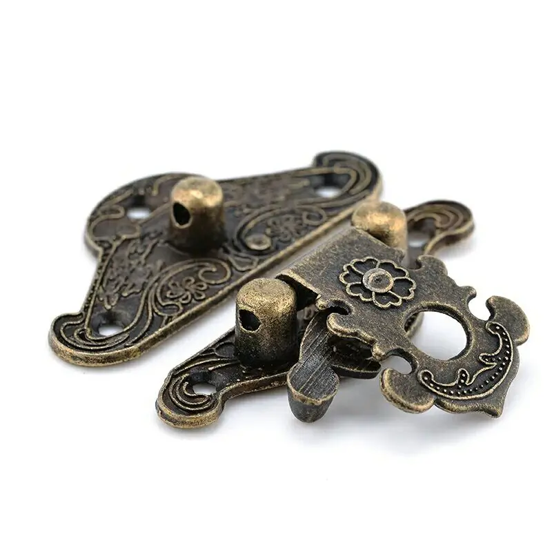5-20pcs Vintage Metal Hasp Lat - Furniture Hardware Bolts 评论和价格