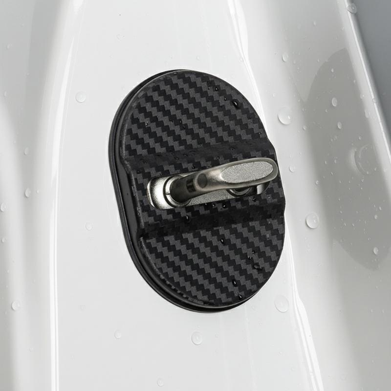 4Pcs Carbon Fiber Door Lock Co - Universal Furniture Hardware 评论和价格