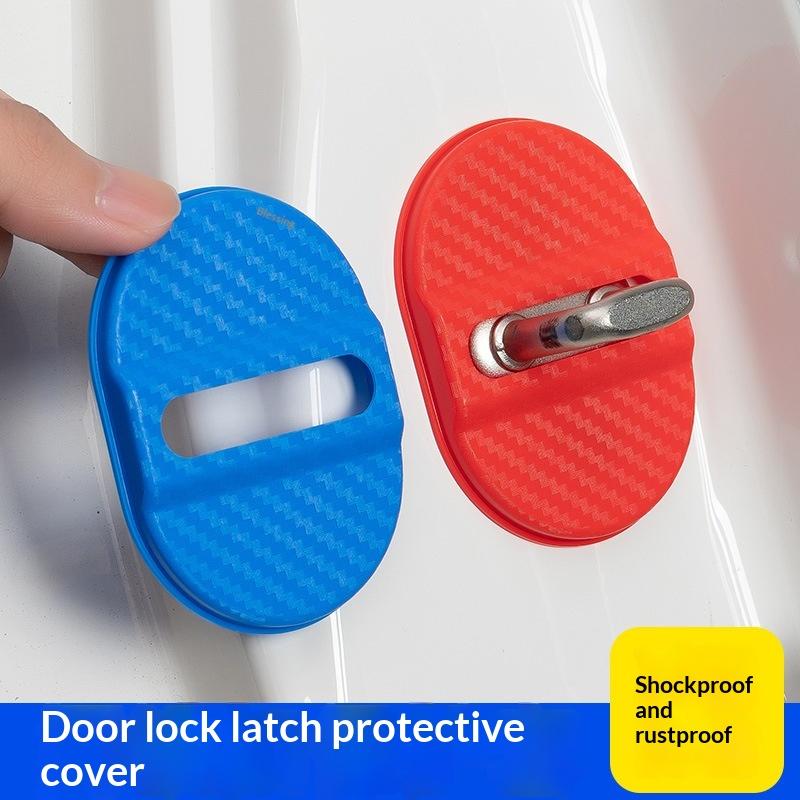 4Pcs Carbon Fiber Door Lock Co - Universal Furniture Hardware 评论和价格