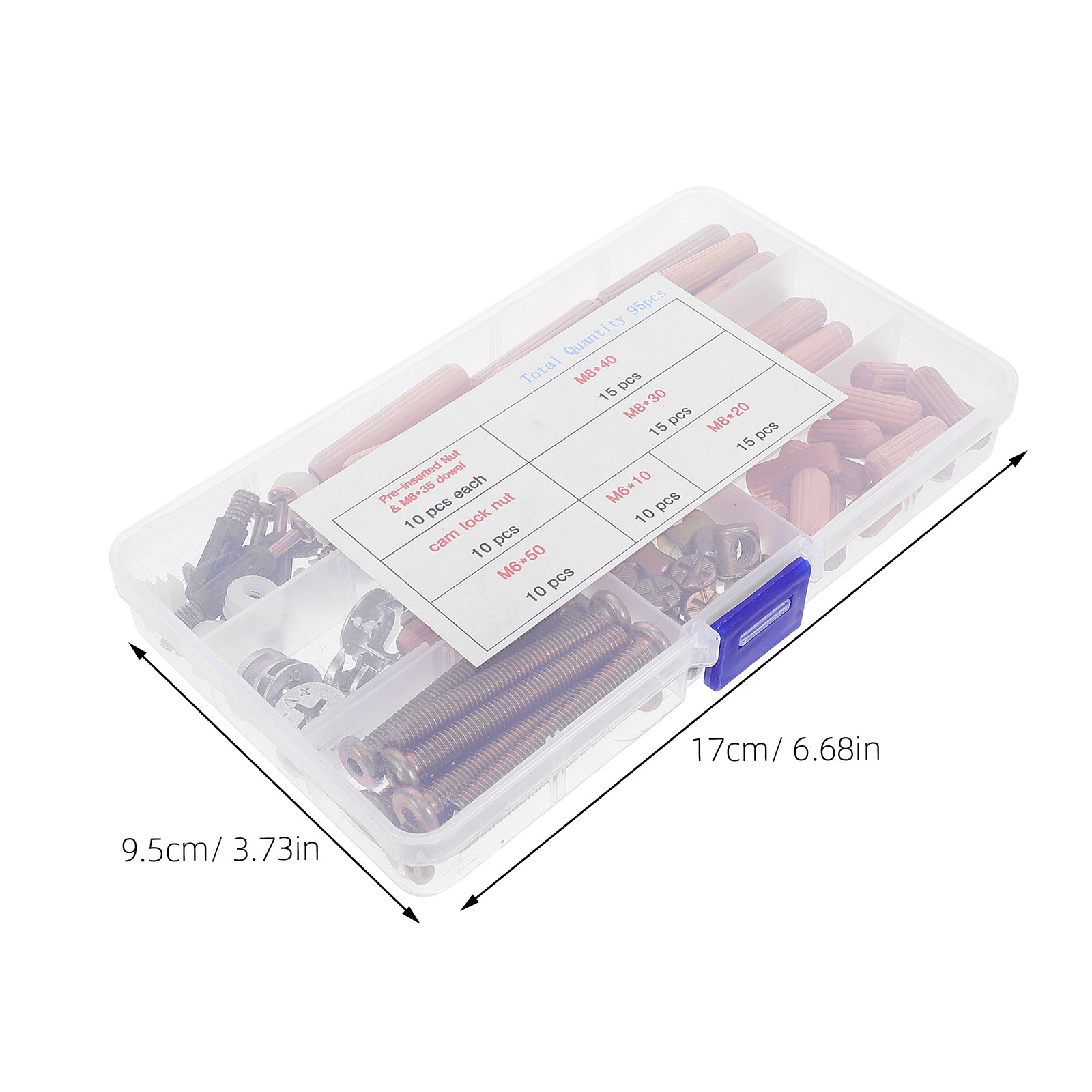 95Pcs Bunk Bed Hardware Connec - Furniture Hardware Bolts 评论和价格