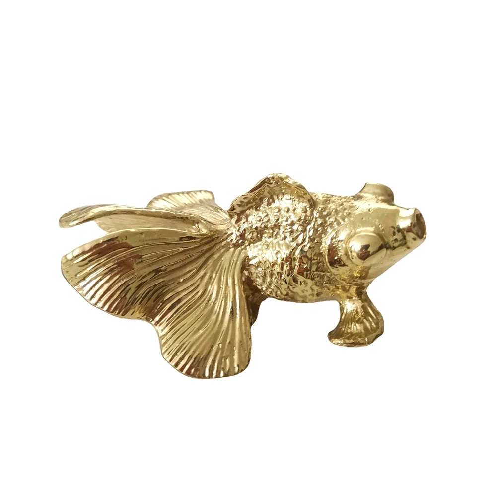 1pc Goldfish Knob Solid Brass  - Unique Furniture Hardware Pulls 评论和价格