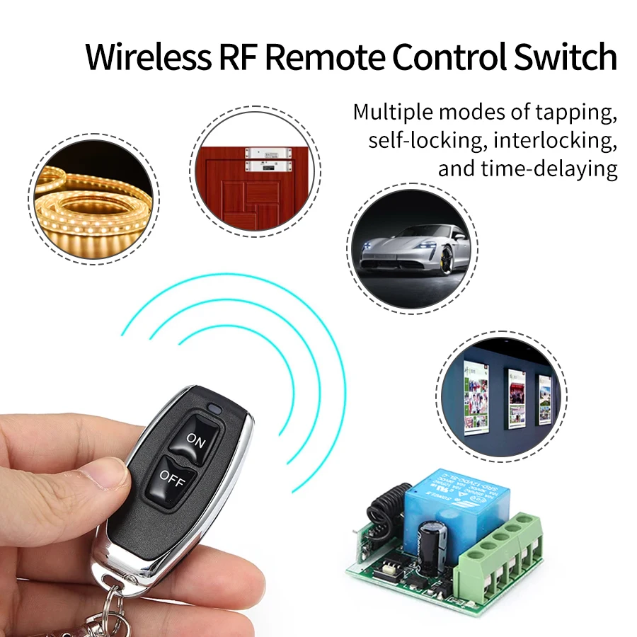 DC12V 1CH 10A Relay Receiver T - Universal Furniture Hardware 评论和价格