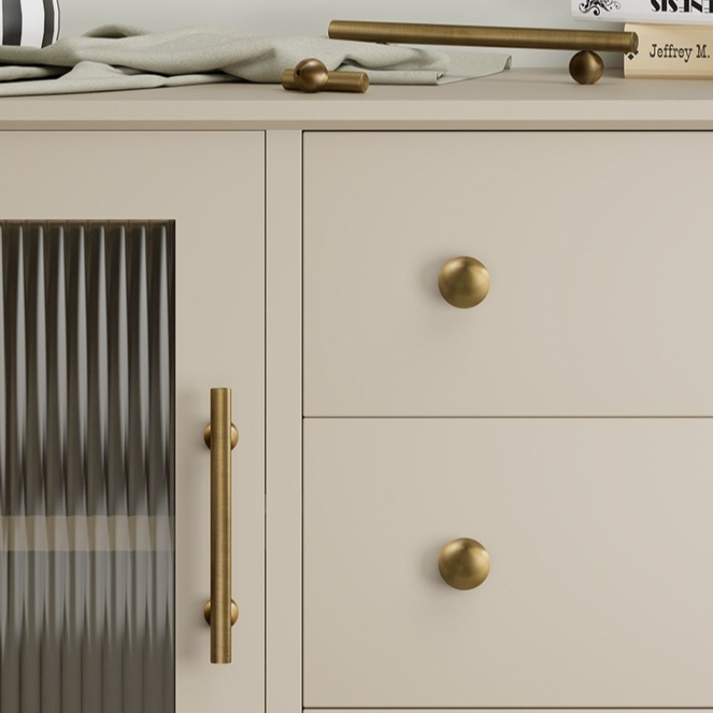 Brass Solid  Ball  Antique Bra - Furniture Hardware Drawer Pulls 评论和价格